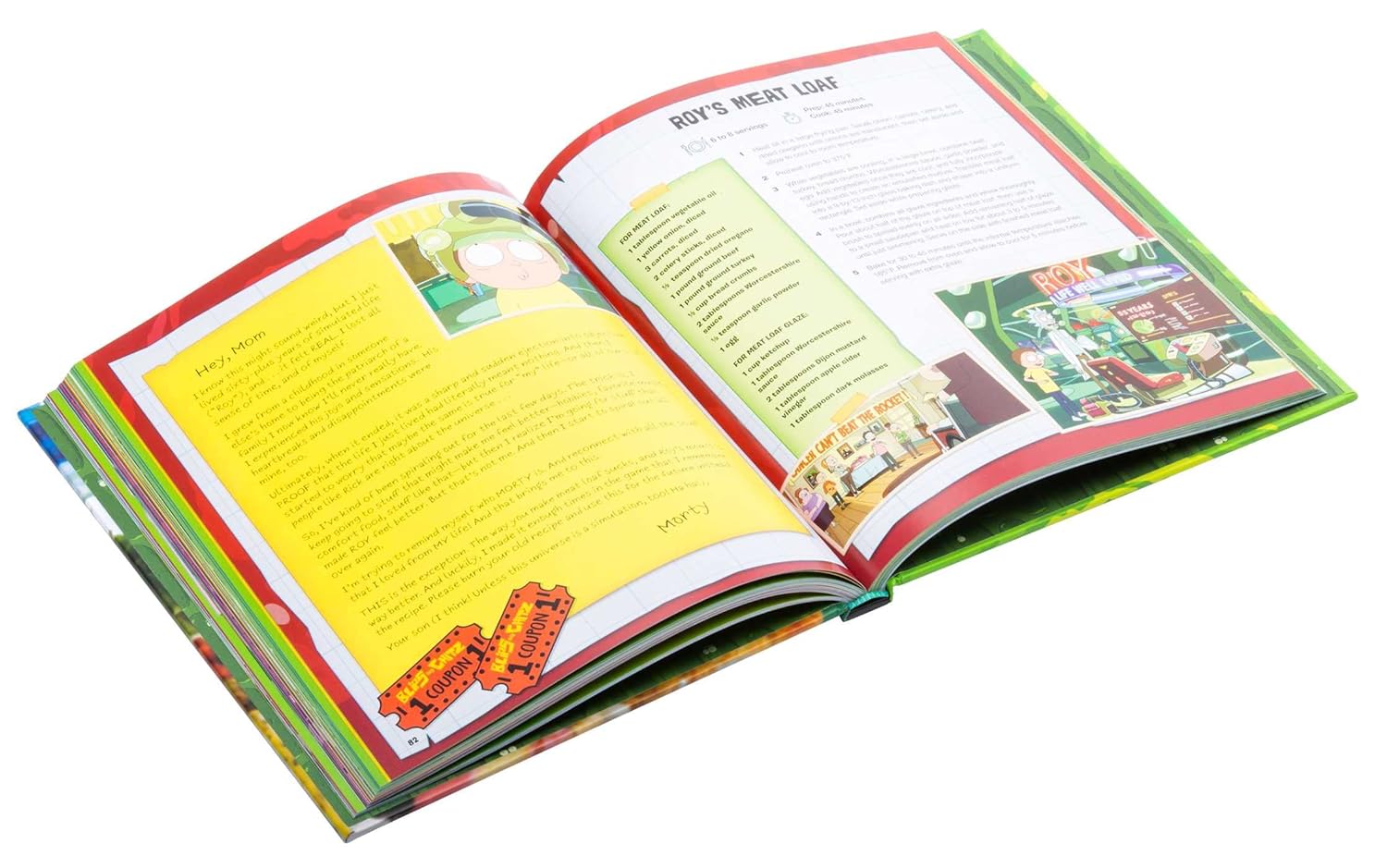 RICK AND MORTY-RECETARIO OFICIAL ADULT SWIM-INGLÉS-TAPA DURA