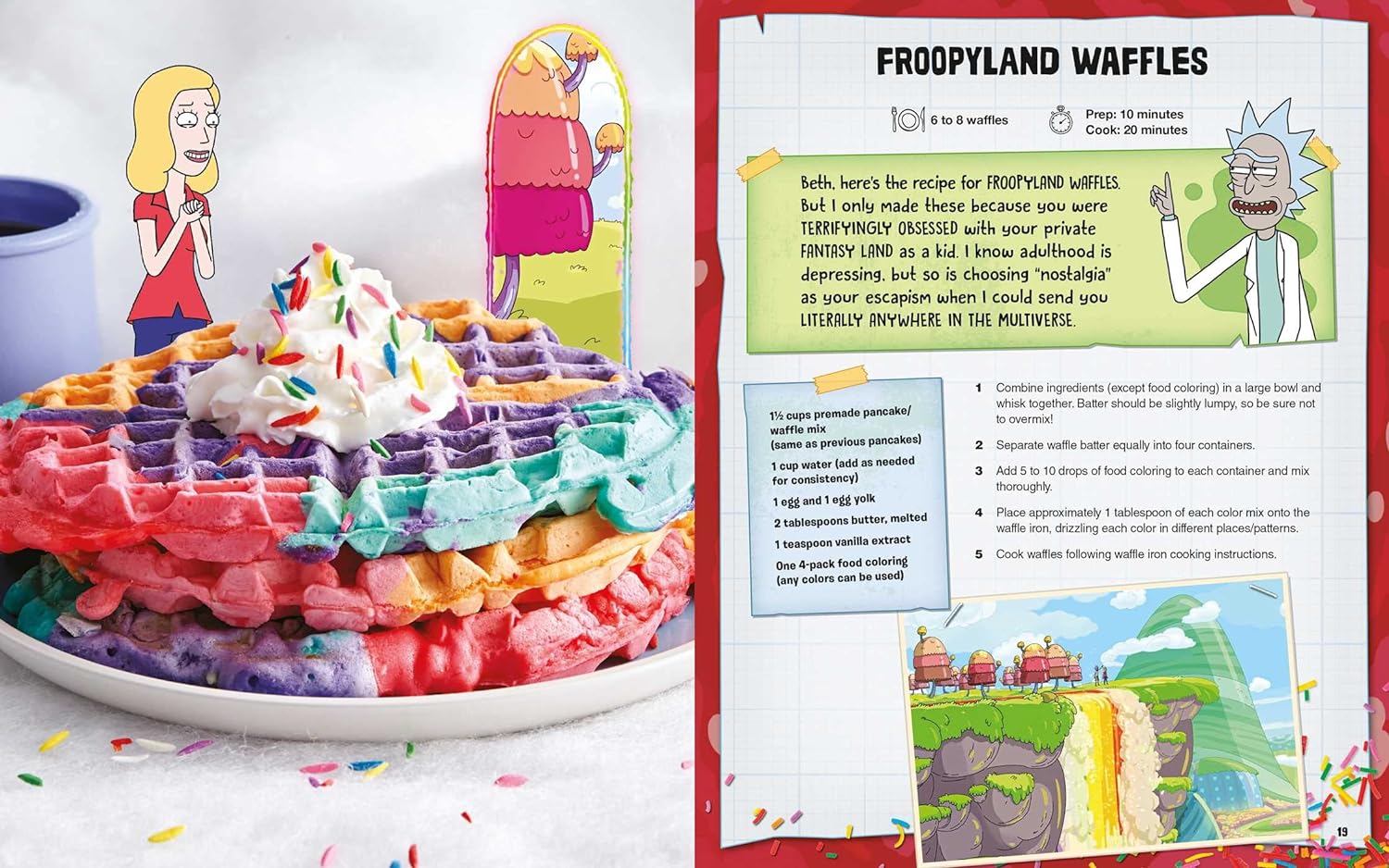 RICK AND MORTY-RECETARIO OFICIAL ADULT SWIM-INGLÉS-TAPA DURA