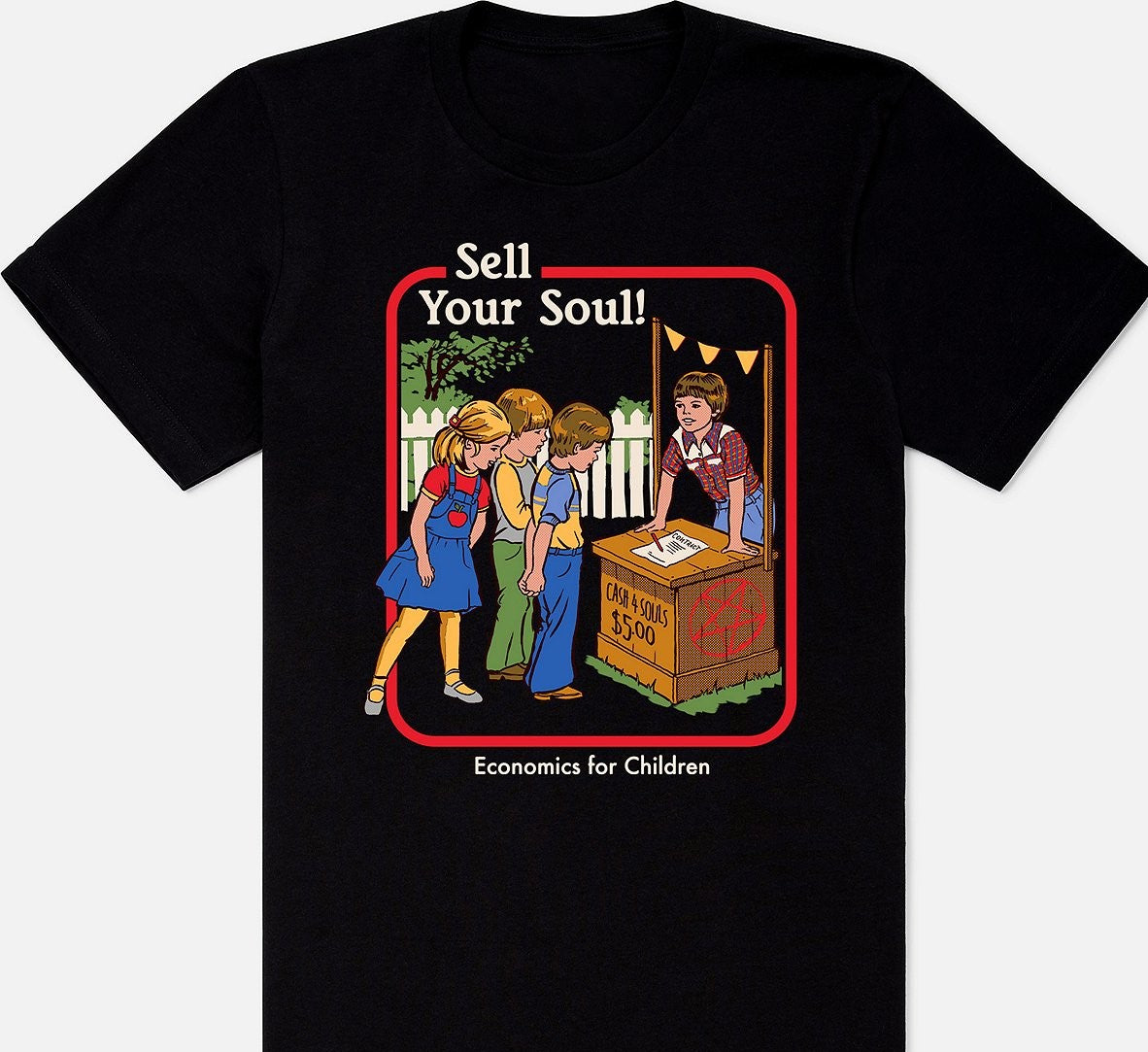 SELL YOUR SOUL- T-SHIRT-POWERED BY CATARSIS Main image