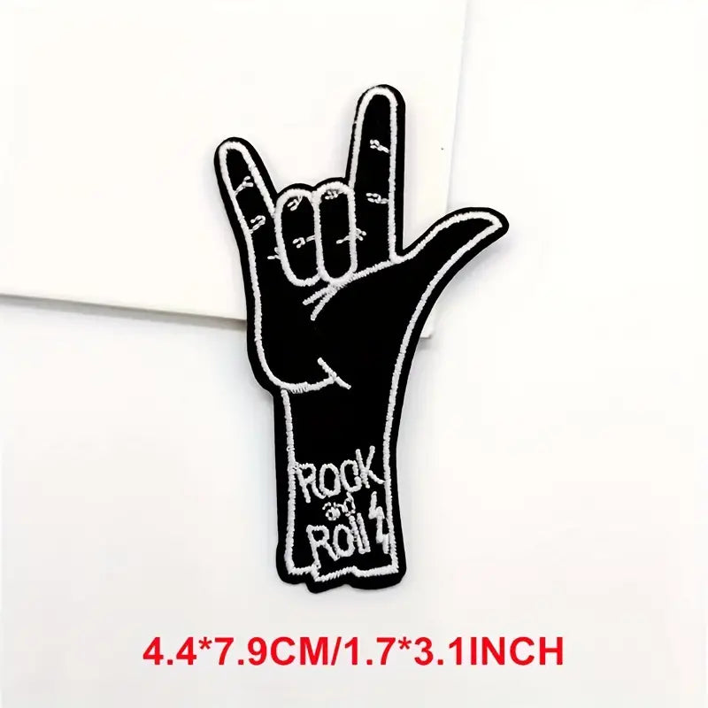 PARCHES BORDADOS DE ROCK