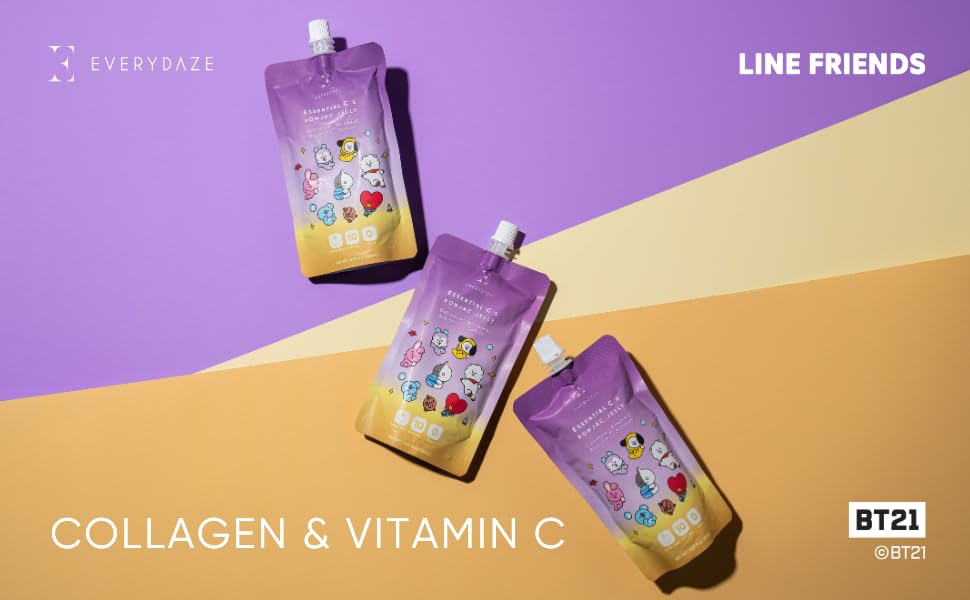 EVERYDAZE BT21- GELATINA SABOR MANZANA