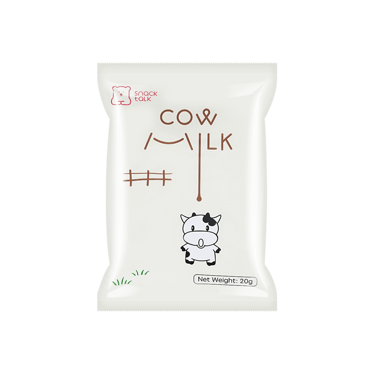 SnackTalk -Milk Candy - Vanilla/ 3 Empaque de 0.7 Oz