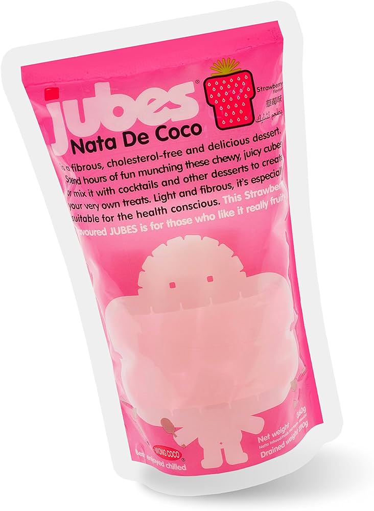 WONG COCO- Jubes Nata De Coco-Fresa