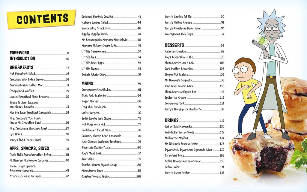 RICK AND MORTY-RECETARIO OFICIAL ADULT SWIM-INGLÉS-TAPA DURA