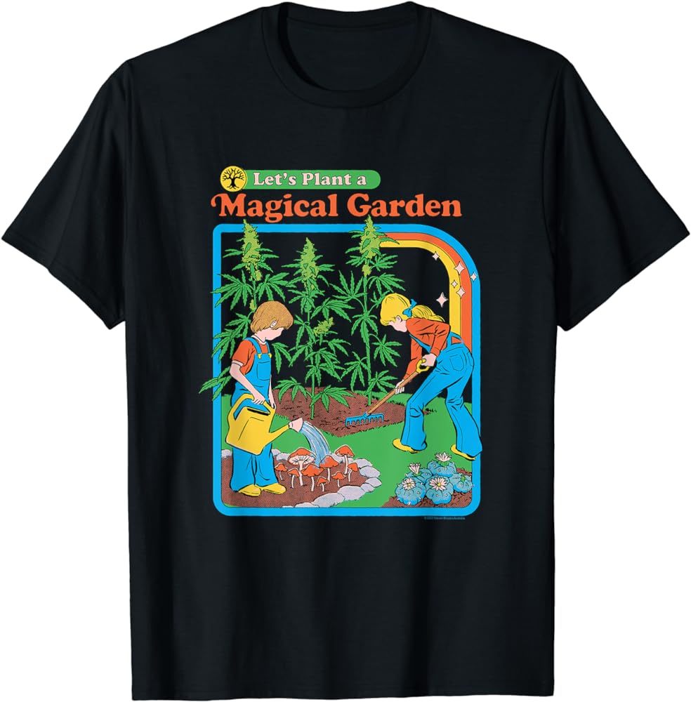 MAGIC GARDEN- T-SHIRT-POWERED BY CATARSIS Main image