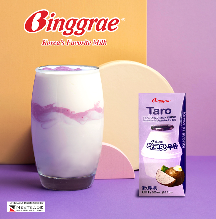 BINGGRAE- Taro Milk Drink (Bebida Coreana)