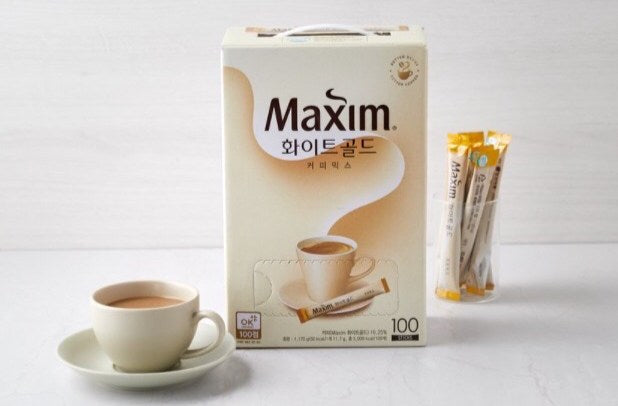 MAXIM WITHE GOLD- 맥맥심 화이트골드- CAFÉ COREANO-(SOBRE INDIVIDUAL) Secondary image