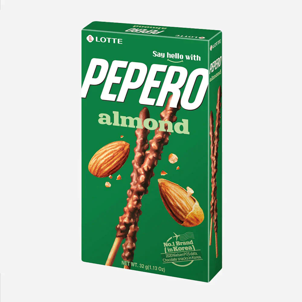 PEPERO ALMENDRA Y CHOCOLATE-LOTTE (COREANO)