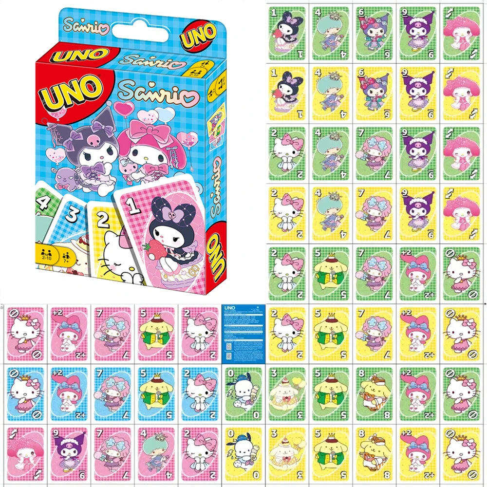 UNO- EDICION ESPECIAL HELLO KITTY-KUROMI