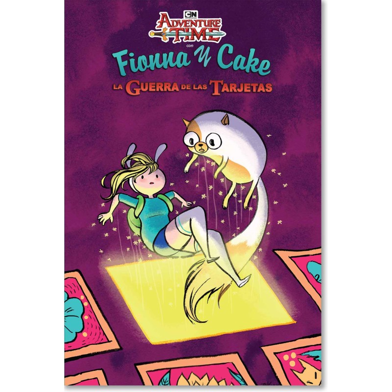 ADVENTURE TIME CON FIONNA Y CAKE LA GUERRA DE LAS TARJETAS Main image
