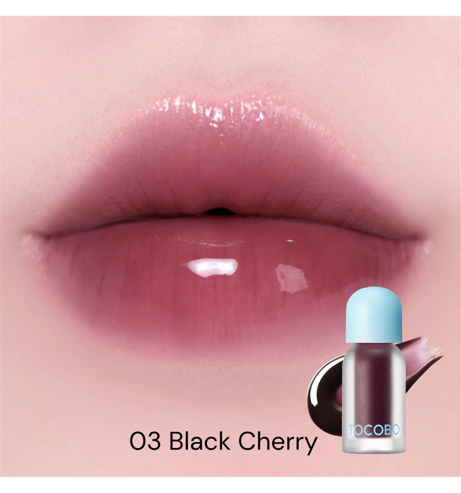 TOCOBO BLACK CRERRY- JUICY BERRY PLUMPING LIP OIL