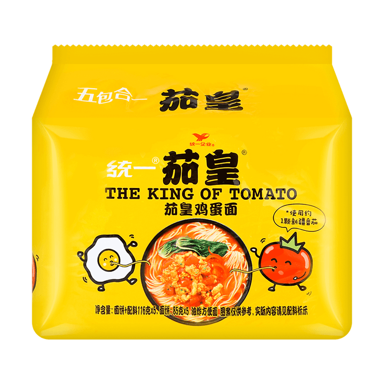 Ramen-The King of Tomato, sabor a huevo frito