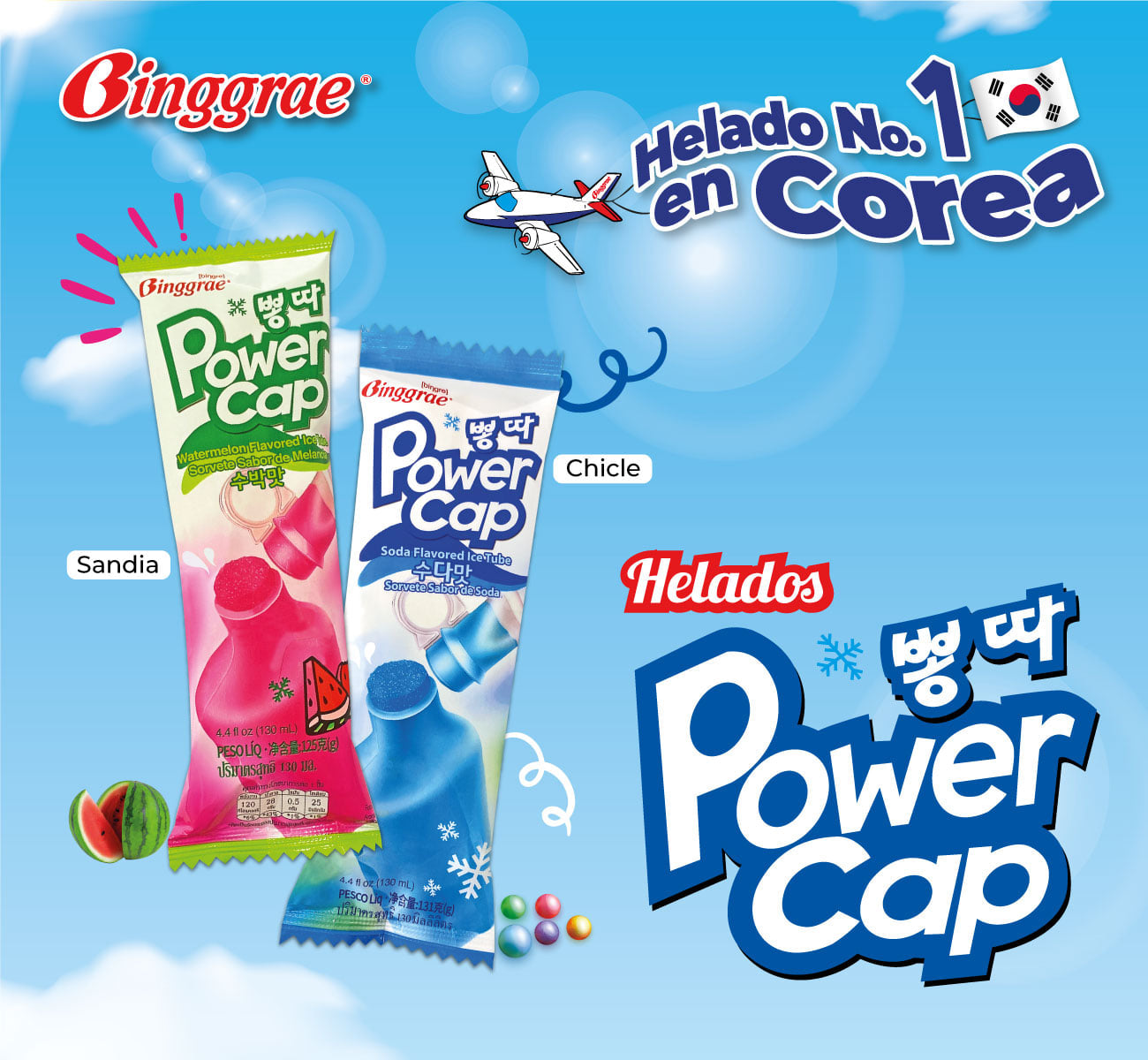 Helado Coreano/ Powe Cap- Sandia