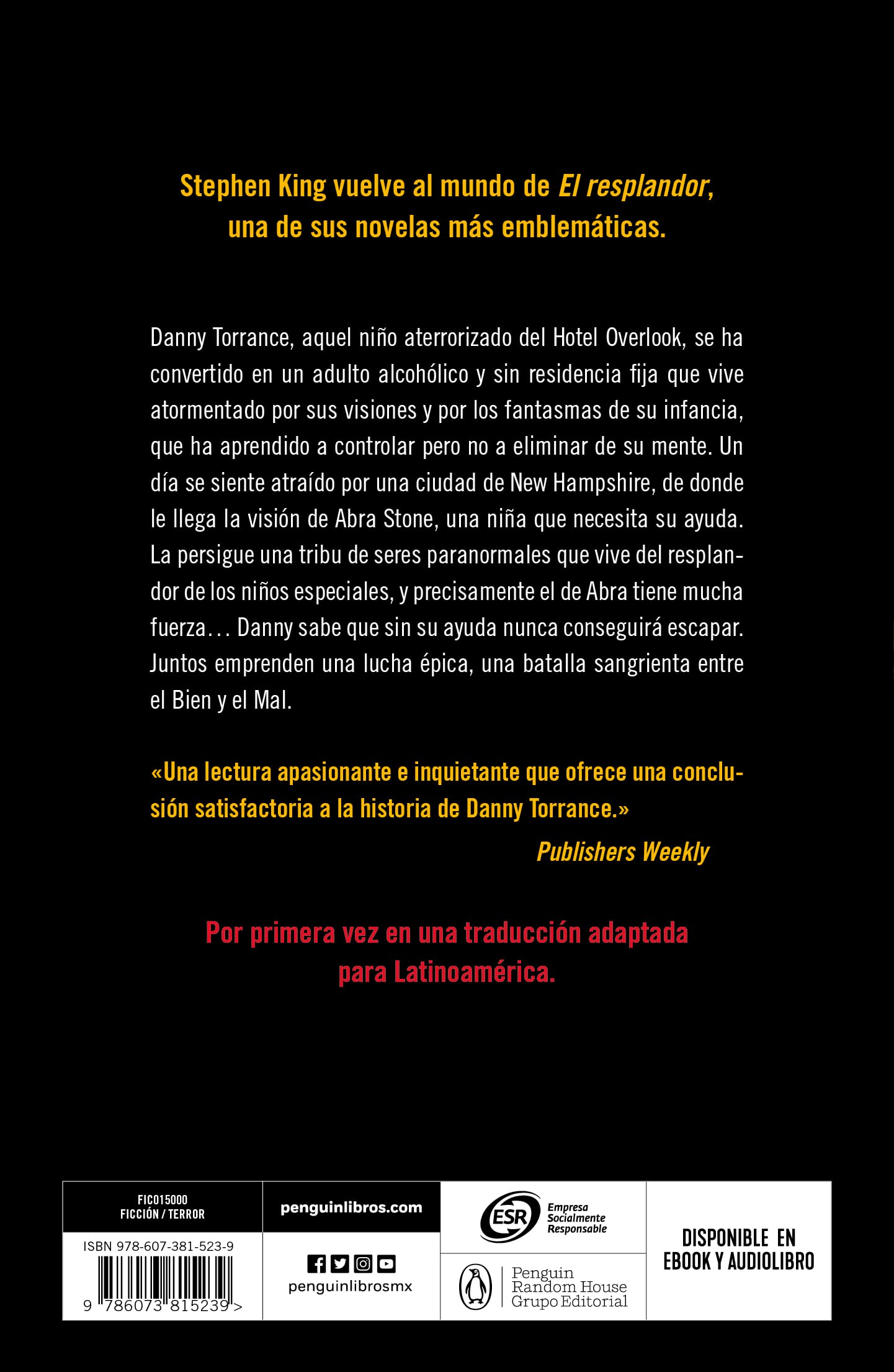 Doctor Sueño - Stephen King -Pasta blanda
