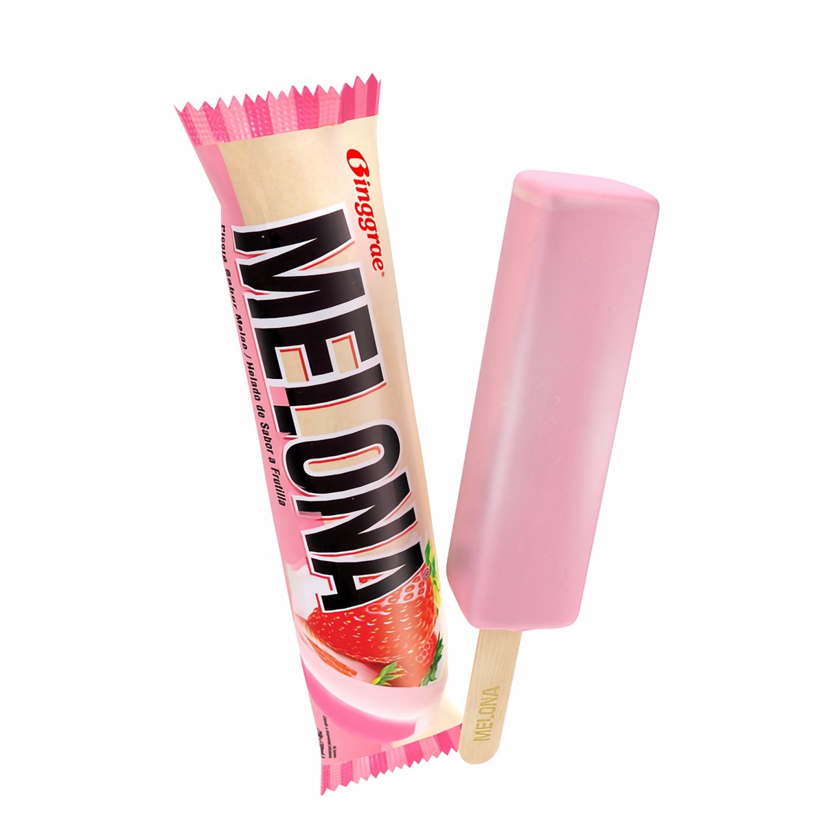 Melona Sabor Fresa-Helado Coreano Main image