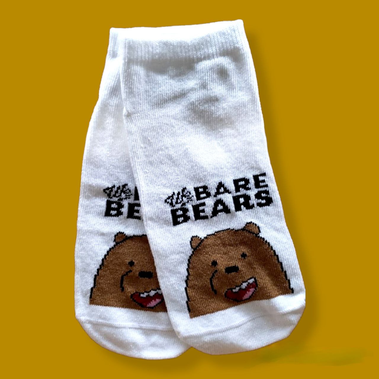 Socks Bajos Edición Pardo-We Bare Bears