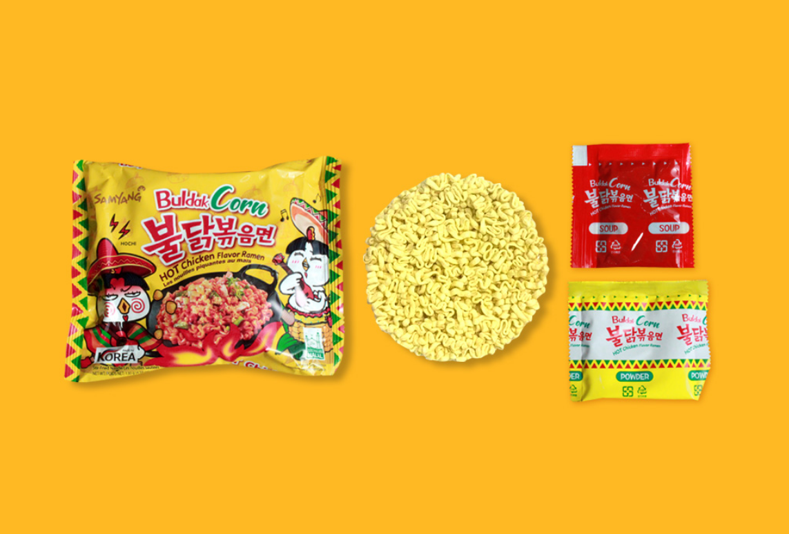 Samyang Hot Chicken Ramen Corn